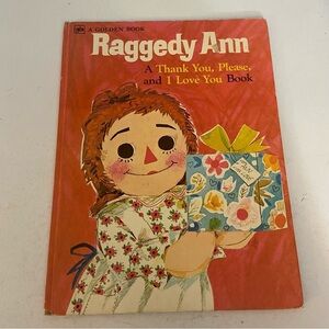 🛍️3/$30‎ Vintage 1976 raggedy Ann hardcover  book
